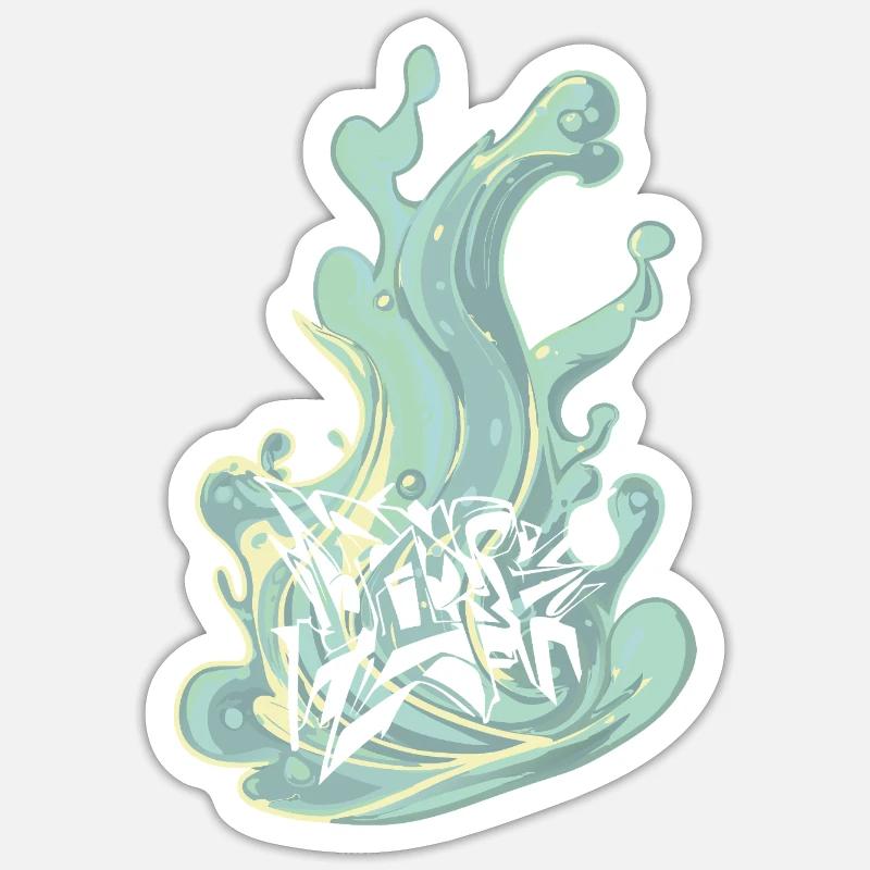 Graffiti Art Sticker size S (10 x 10 cm)