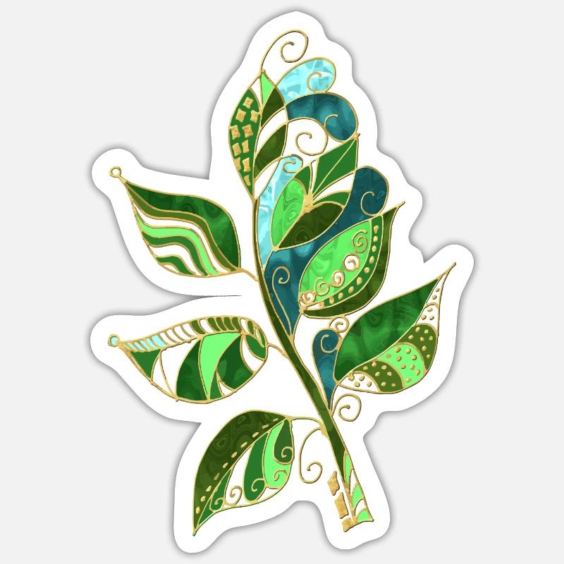 List - Sticker size S (10 x 10 cm) - white matte