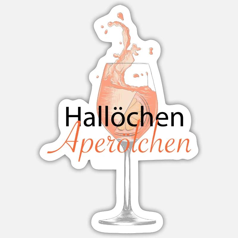 Hello Aperölchen - Sticker size S (10 x 10 cm) - white matte
