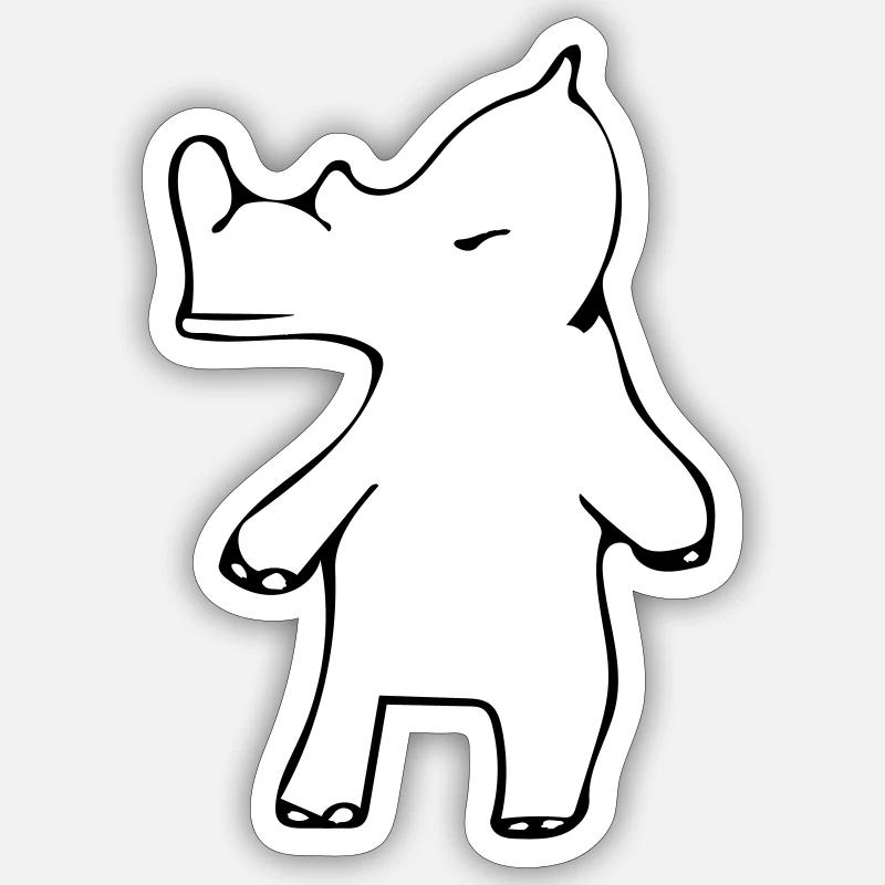 Sticker taille S (10 x 10 cm) - 