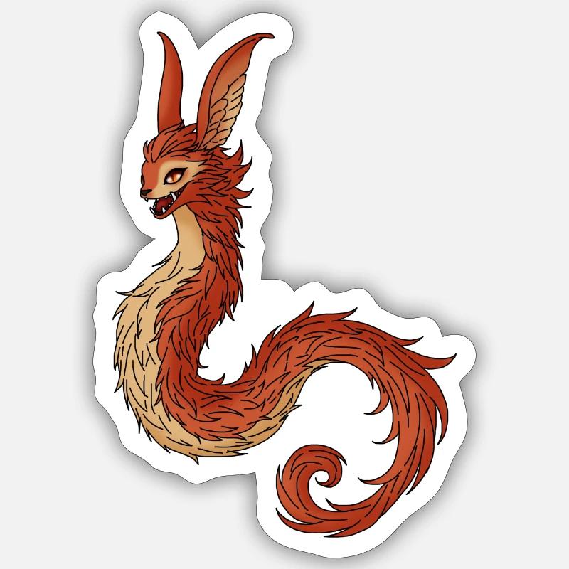 Pyreel - Sticker size S (10 x 10 cm) - white matte