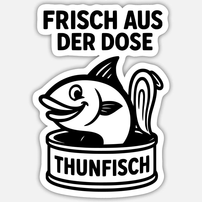 Tuna Can Sticker size S (10 x 10 cm)