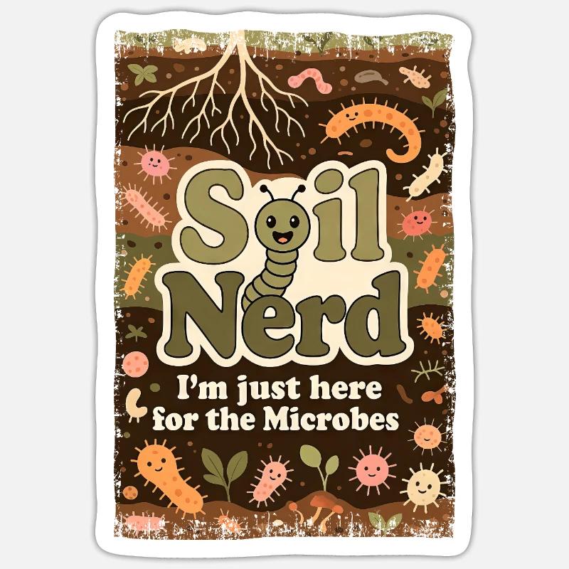 Bio Bärtner Selbstversorger Ökologischer Bauer Gar Sticker Größe S (10 x 10 cm)