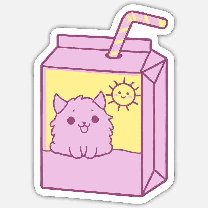 Cute Package Design Sticker size S (10 x 10 cm)
