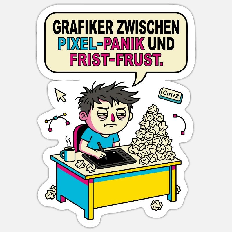 Sticker Größe S (10 x 10 cm) - 