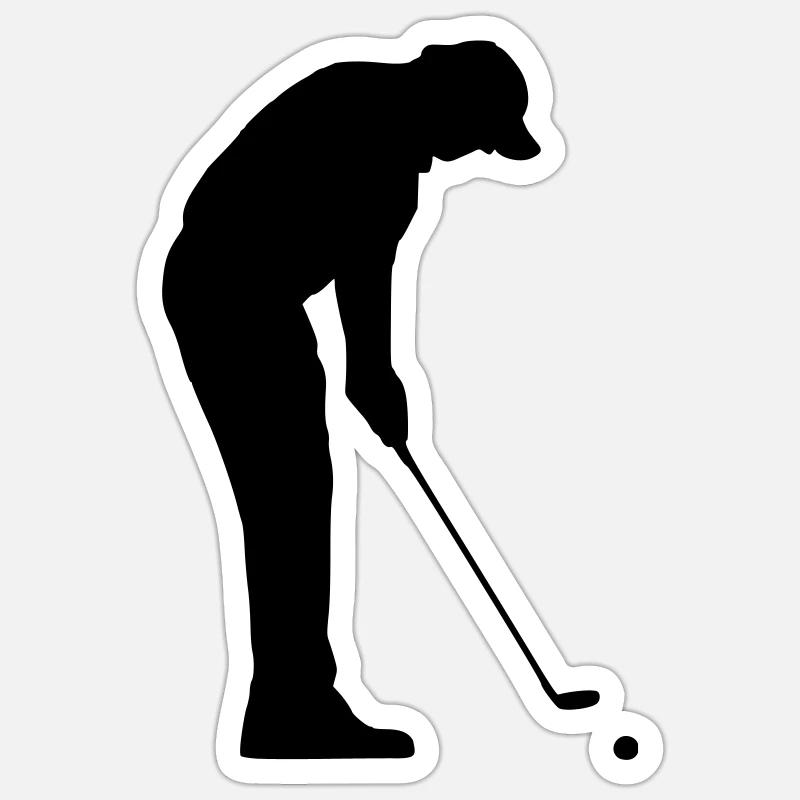Golf Sticker Größe S (10 x 10 cm)