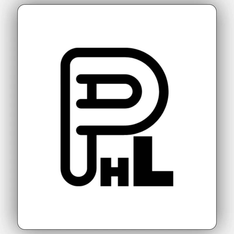PHL Mode Lable - Sticker size S (10 x 10 cm) - white matte