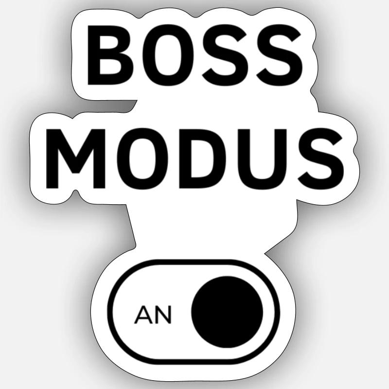 Chef Modus An Sticker Größe S (10 x 10 cm)