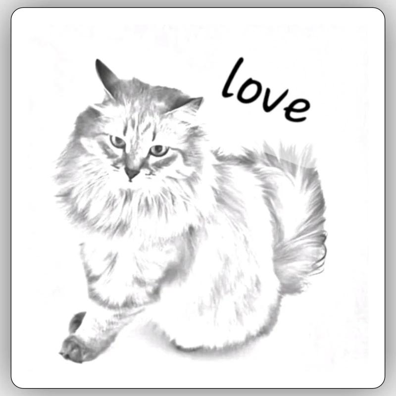 Kayo - Sticker Größe S (10 x 10 cm) - Mattweiß