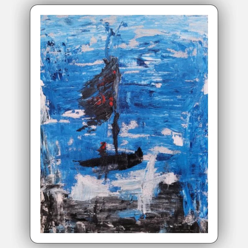 Evertons Boot Sticker Größe S (10 x 10 cm)