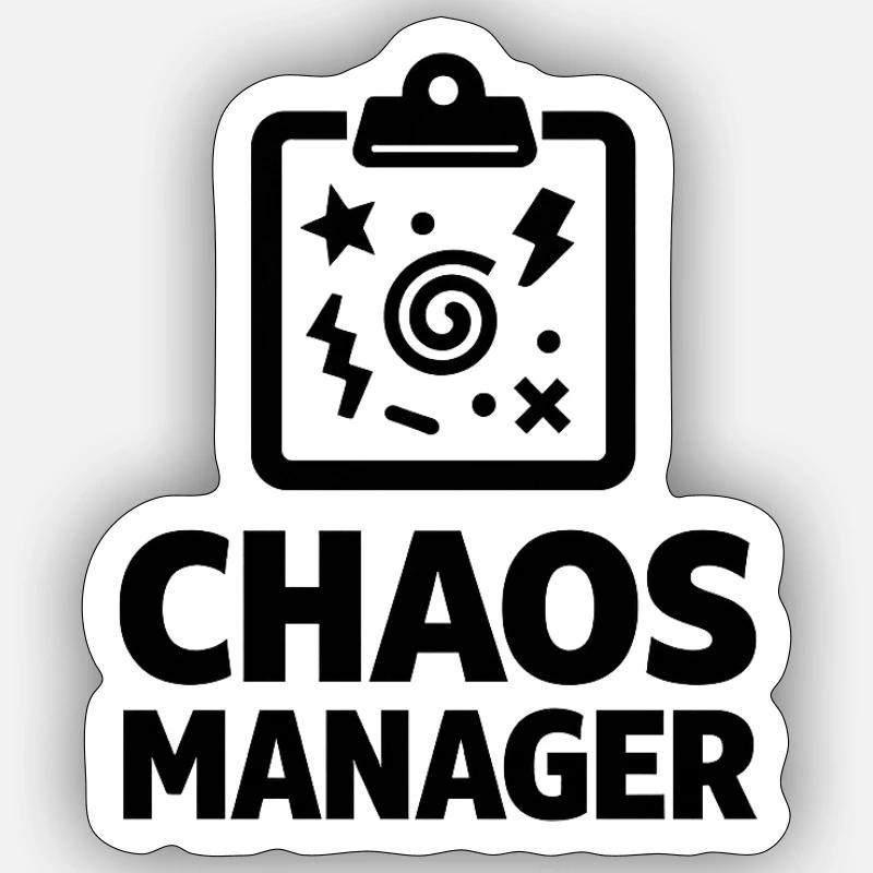 Conception du Clipboard du Chaos Manager Sticker taille S (10 x 10 cm)