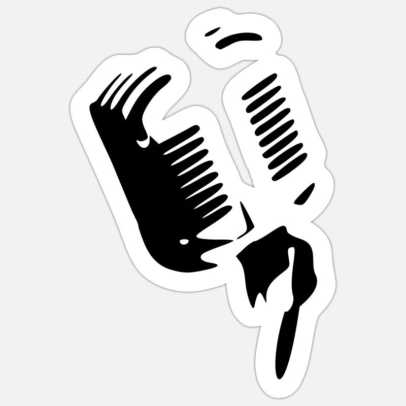 Microphone - Sticker taille S (10 x 10 cm) - blanc mat