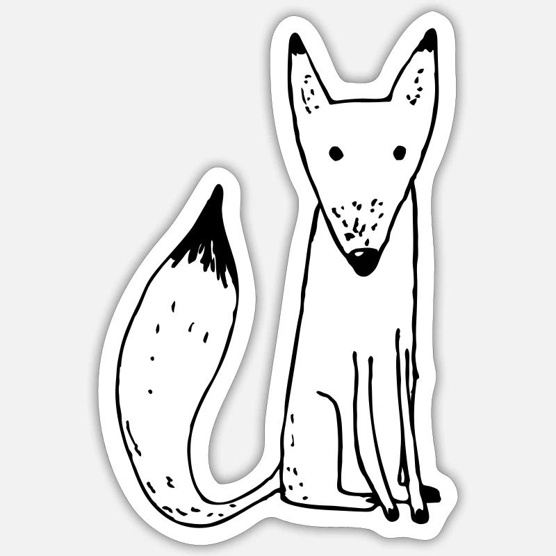 renard5mam Sticker taille S (10 x 10 cm)