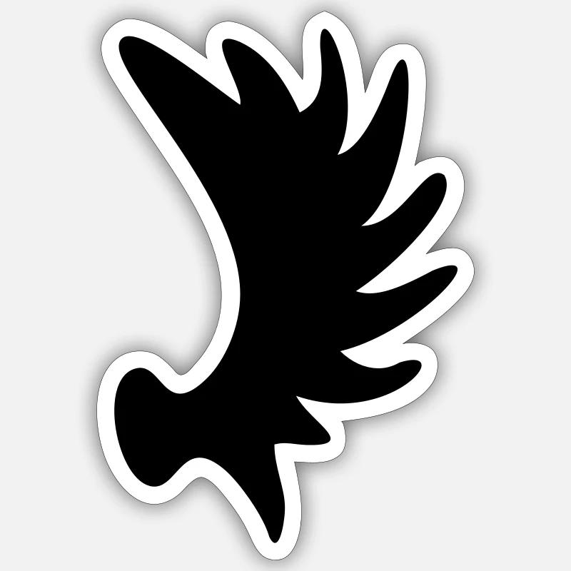 Ostpreußen Elchschaufel Sticker Größe S (10 x 10 cm)