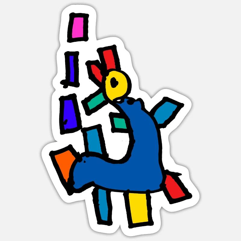Sticker taille S (10 x 10 cm) - 