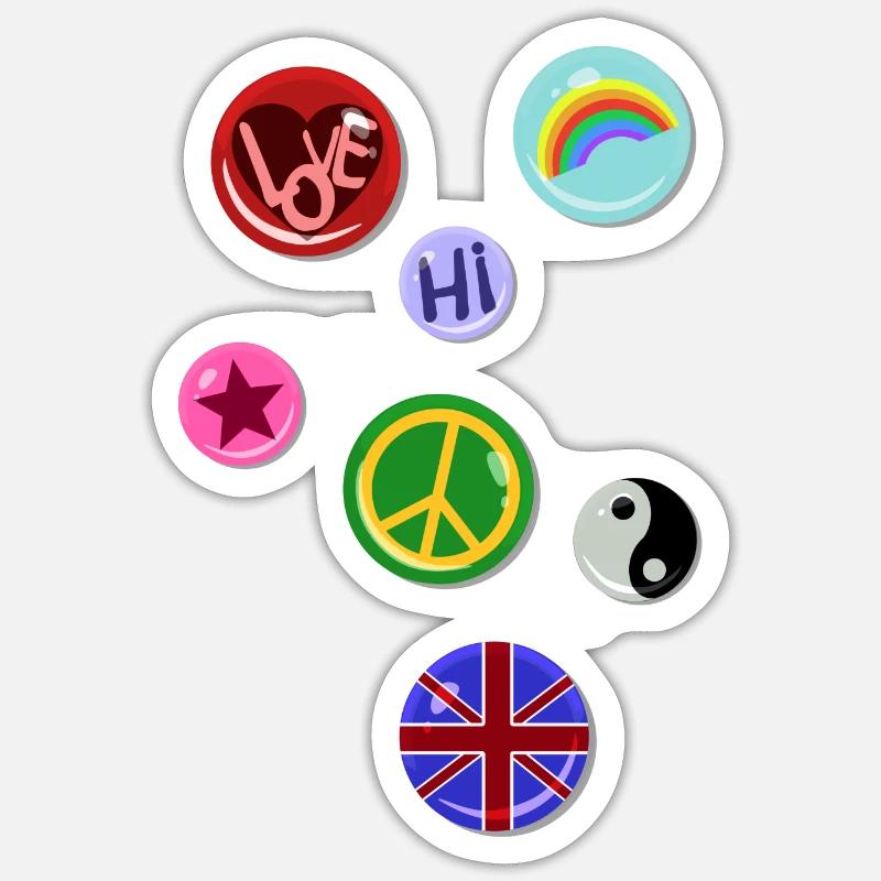 Sticker taille S (10 x 10 cm) - 