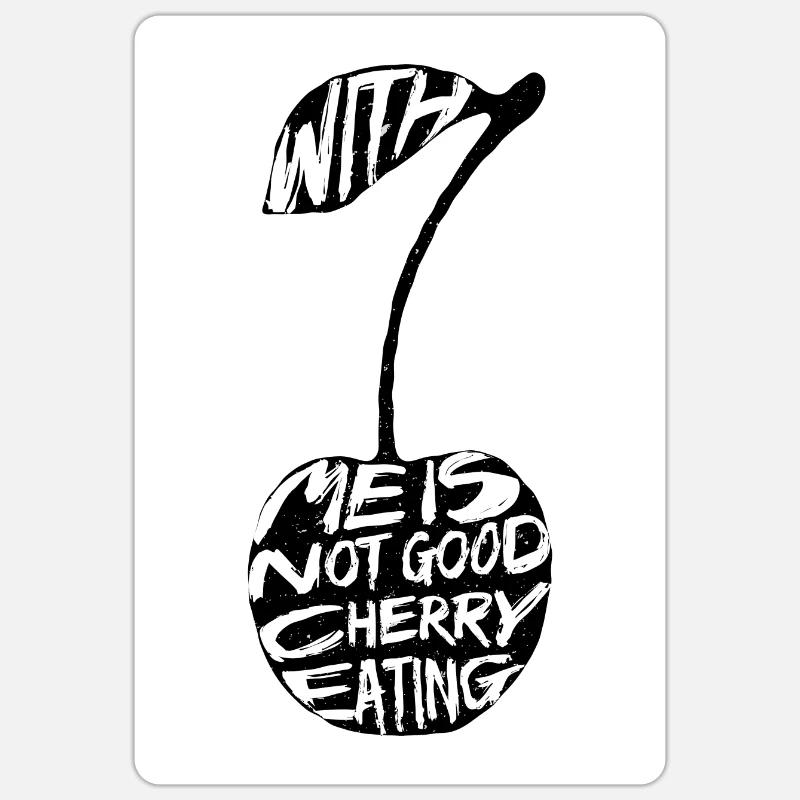 denglisch - Sticker size S (10 x 10 cm) - white matte