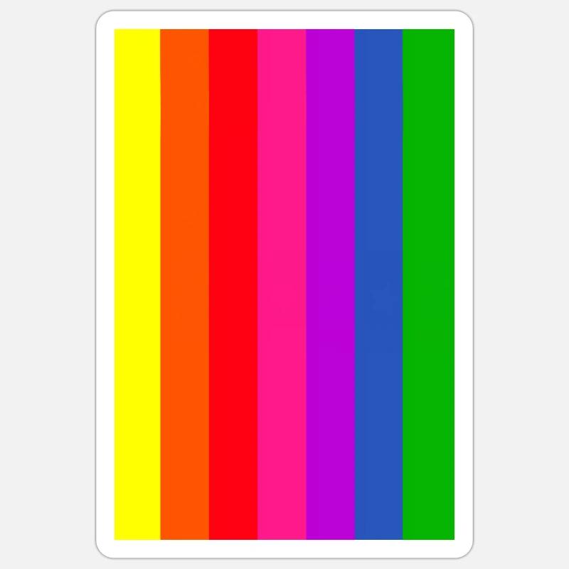 Regenbogenfahne Sticker Größe S (10 x 10 cm)