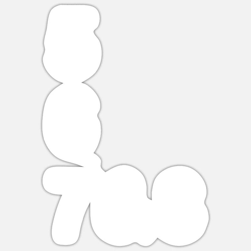 Cadeau d'anniversaire Dance Design 567 & 8 Dancer Count - Sticker taille S (10 x 10 cm) - blanc mat