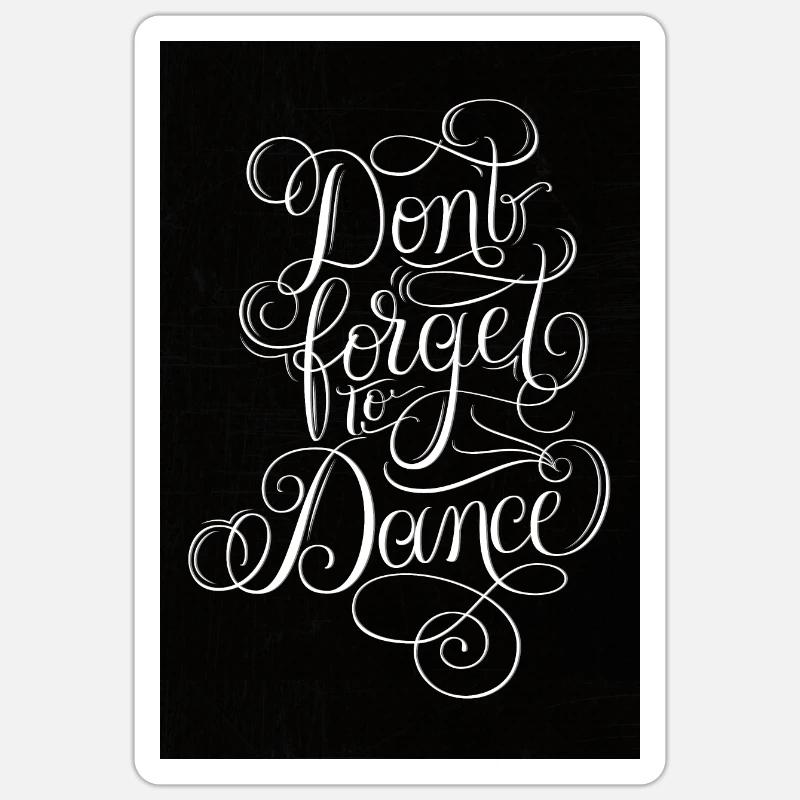 Dance Sticker size S (10 x 10 cm)