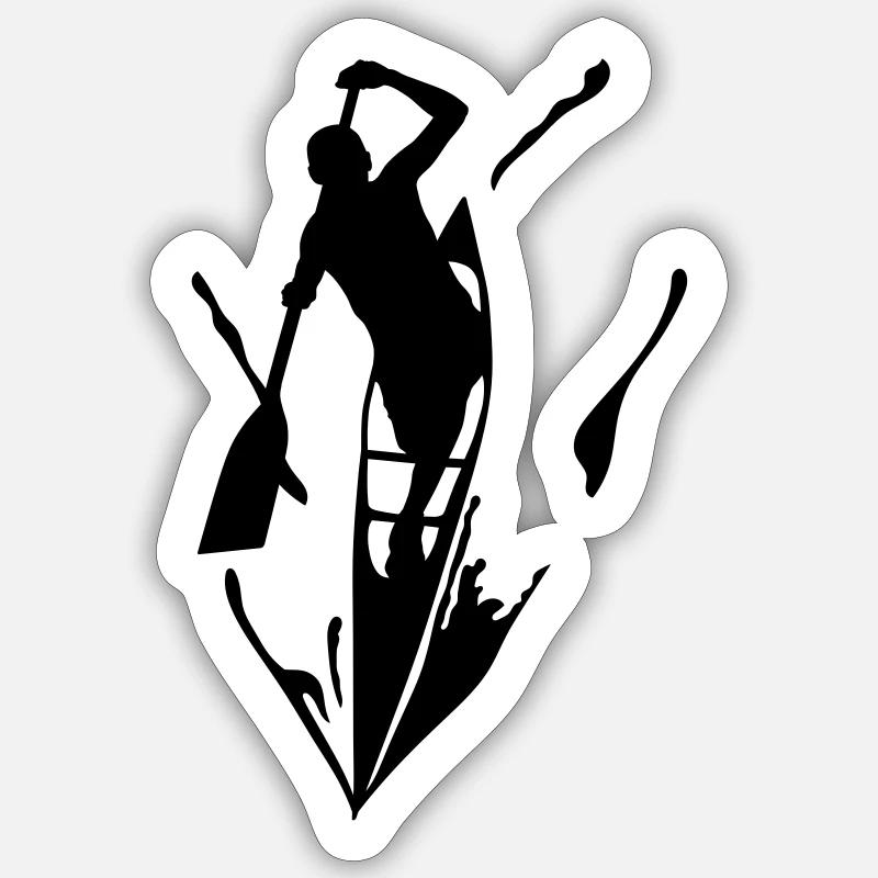 Canoe Sticker size S (10 x 10 cm)