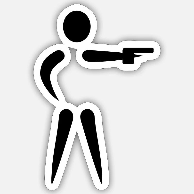 Sticker taille S (10 x 10 cm) - 