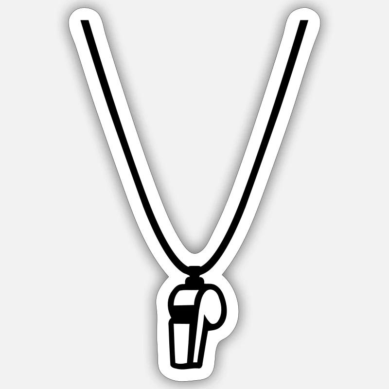 Thunderer whistle Sticker size S (10 x 10 cm)