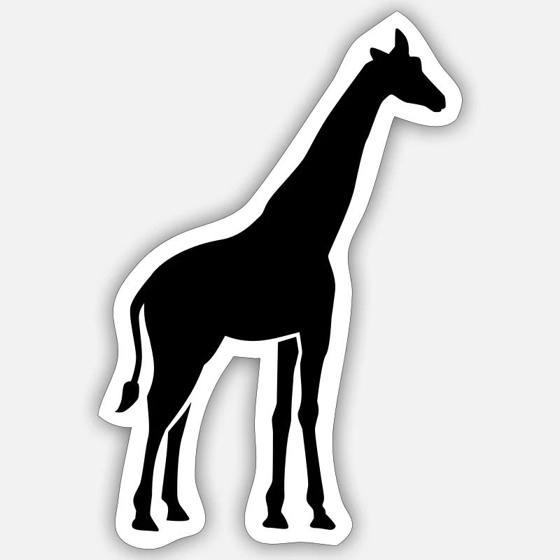 Giraffe Sticker size S (10 x 10 cm)