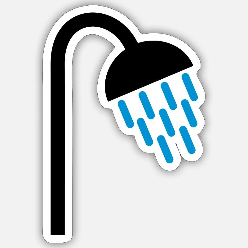 Douche Sticker taille S (10 x 10 cm)