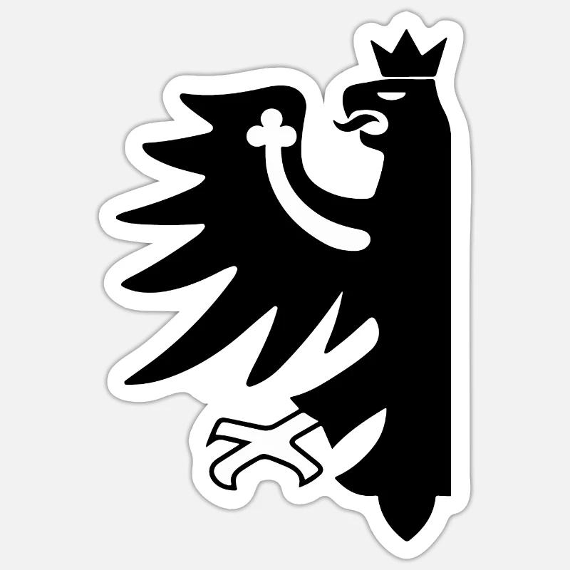 Tirol - Sticker size S (10 x 10 cm) - white matte