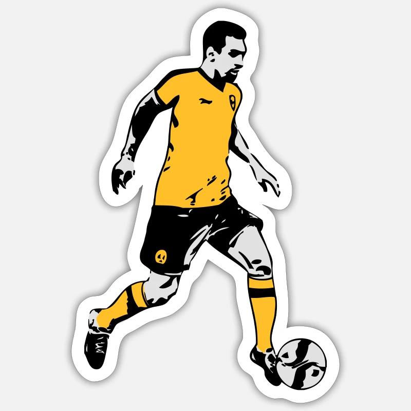 Soccer - Sticker size S (10 x 10 cm) - white matte