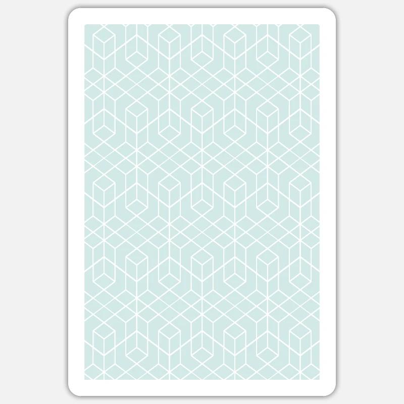pattern_nr1_kl - Sticker size S (10 x 10 cm) - white matte