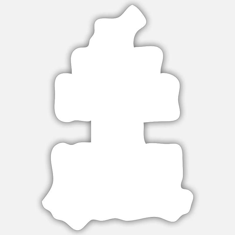 Doberman - Sticker size S (10 x 10 cm) - white matte