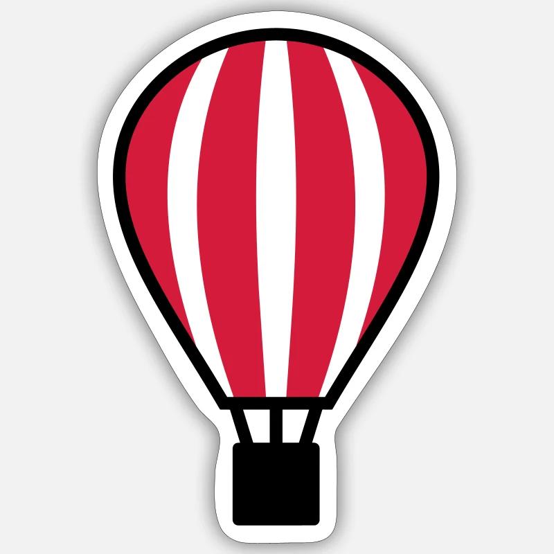 ballon - Sticker taille S (10 x 10 cm) - blanc mat