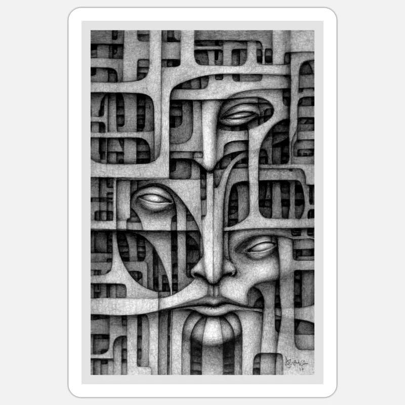 Sticker taille S (10 x 10 cm) - 