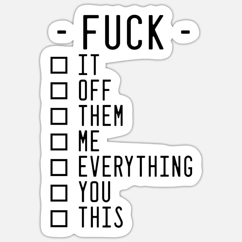 Sticker size S (10 x 10 cm) - 