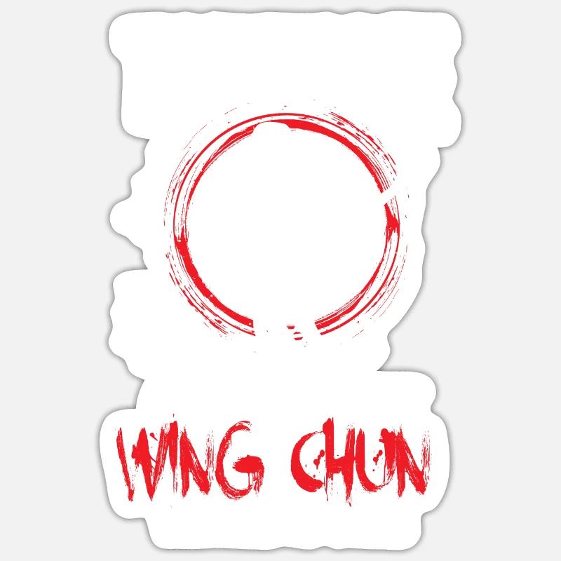 Wingtsun Wing chun Touch Me Sticker size S (10 x 10 cm)