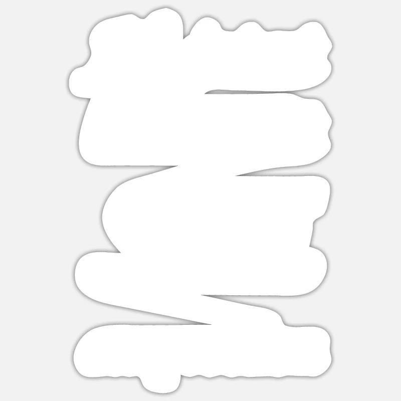Ab jetzt bitte mit SIE ansprechen - Sticker Größe S (10 x 10 cm) - Mattweiß