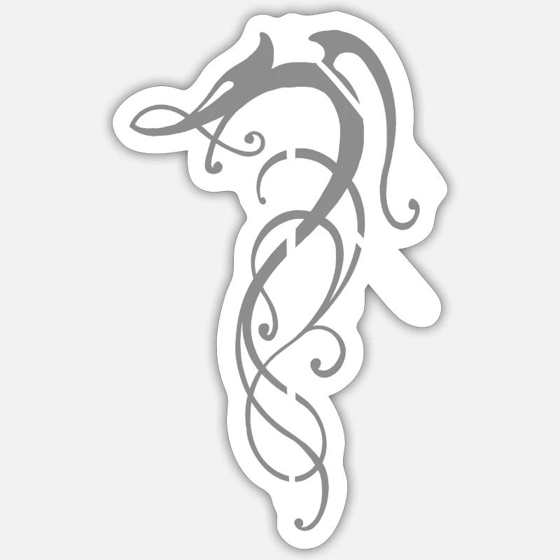Ansuz - Sticker taille S (10 x 10 cm) - blanc mat