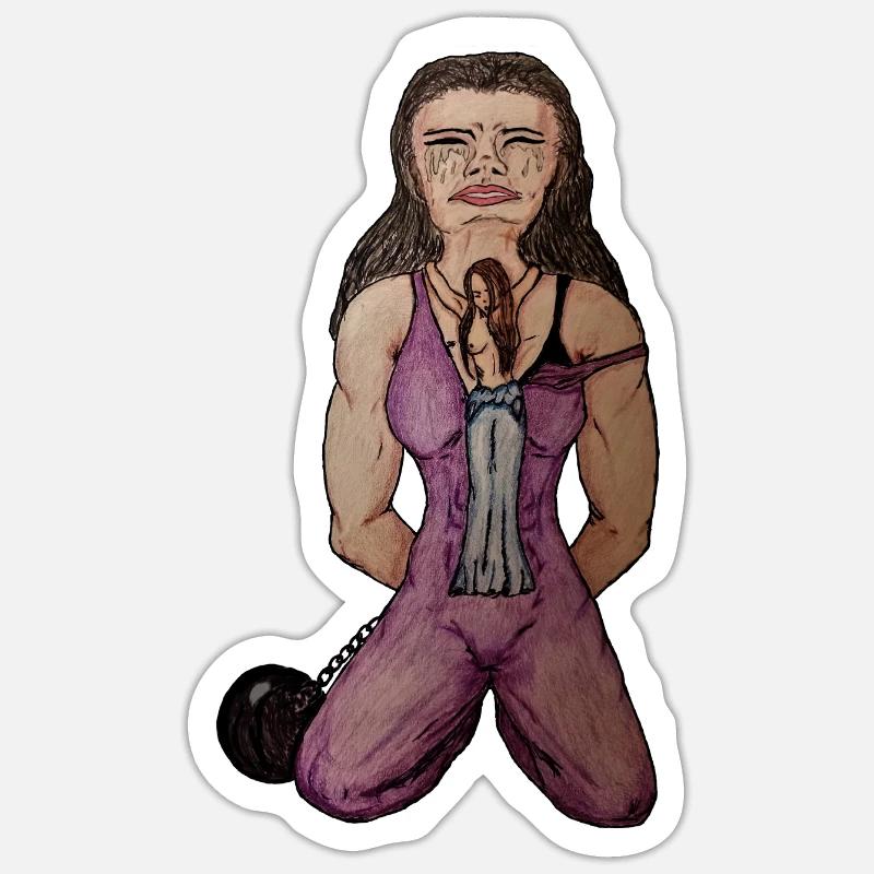 Douleur Sticker taille S (10 x 10 cm)