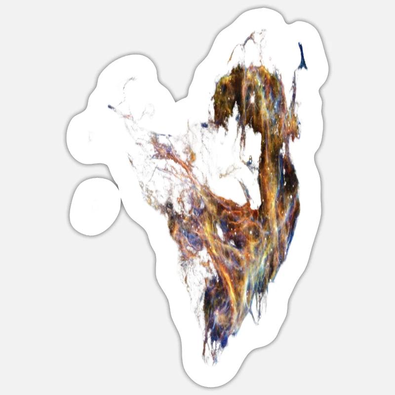 Hubble Deep Space Sticker Größe S (10 x 10 cm)