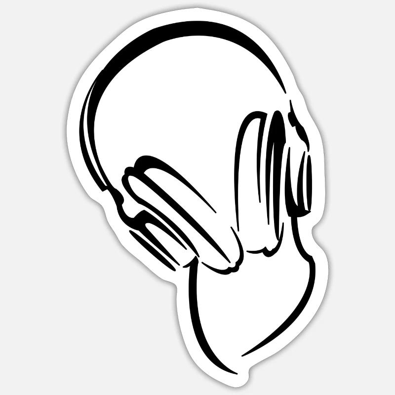 Casques - Sticker taille S (10 x 10 cm) - blanc mat