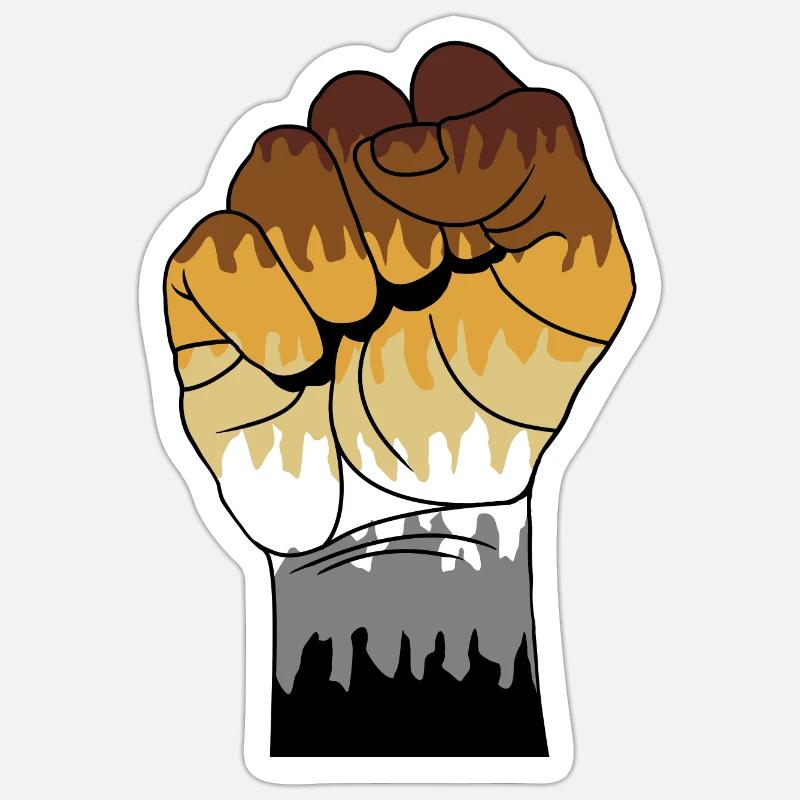 Bärenfaust Sticker Größe S (10 x 10 cm)