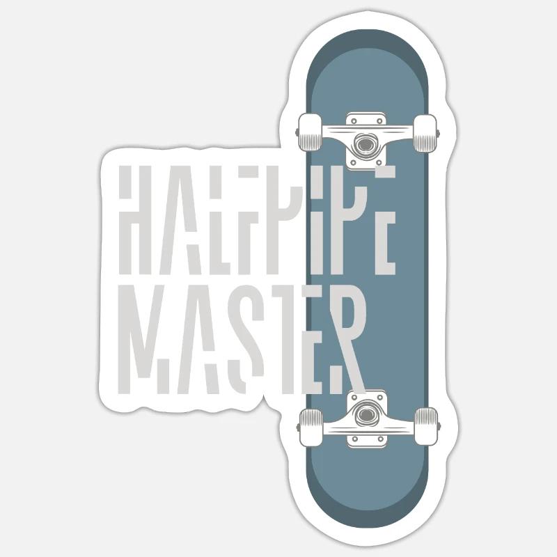 HALFPIPE Sticker Größe S (10 x 10 cm)