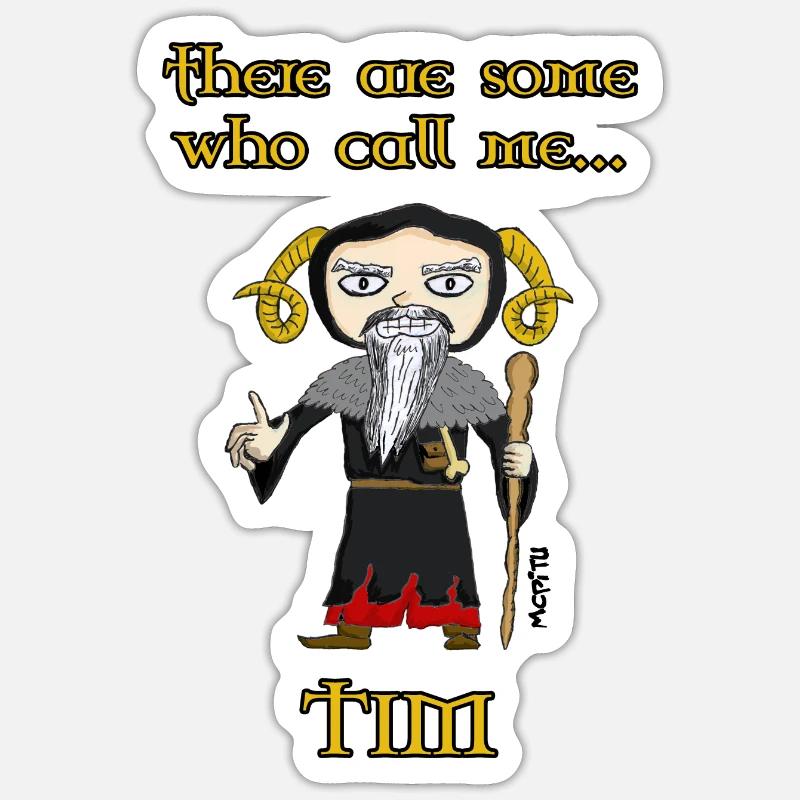 Tim, der Zauberer Sticker Größe S (10 x 10 cm)
