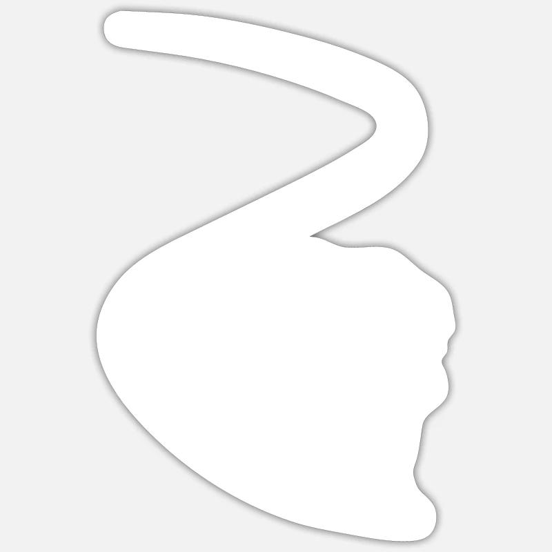 Eiskunstlauf Eistanz Eiskunstläuferin weiss - Sticker Größe S (10 x 10 cm) - Mattweiß