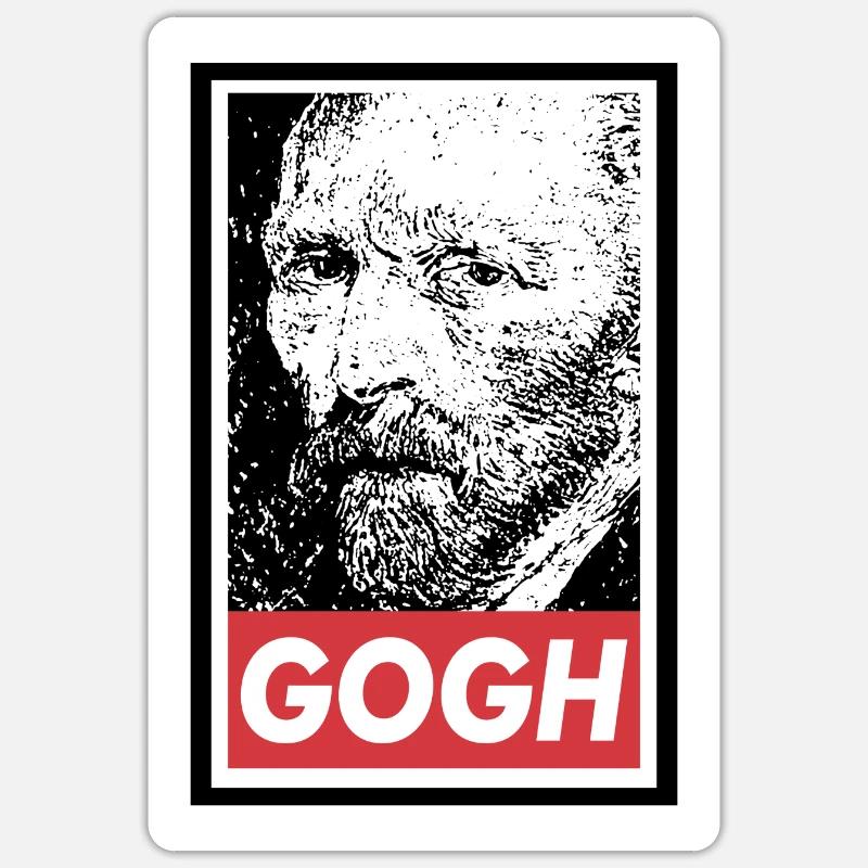 OBÉIR À VAN GOGH Sticker taille S (10 x 10 cm)