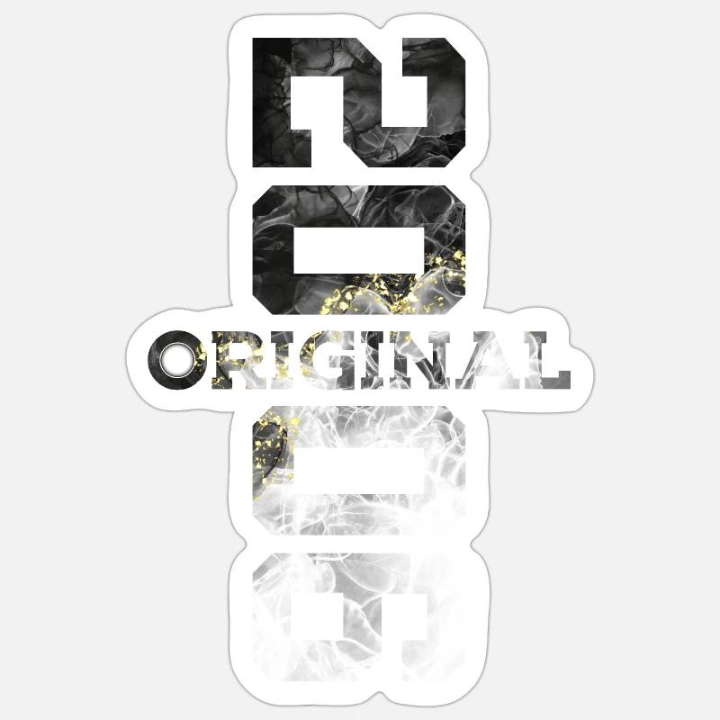 ORIGINAL 20E ANNIVERSAIRE COOL 2006 - Sticker taille S (10 x 10 cm) - blanc mat
