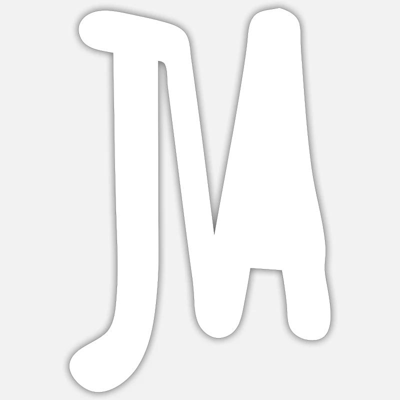 ja - Sticker Größe S (10 x 10 cm) - Mattweiß