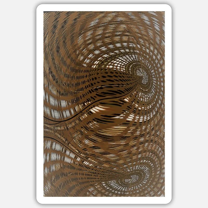 Collection Pattern - Sticker Größe S (10 x 10 cm) - Mattweiß